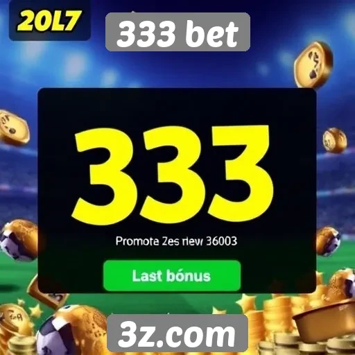 Sistema de bônus e promoções do 333 bet